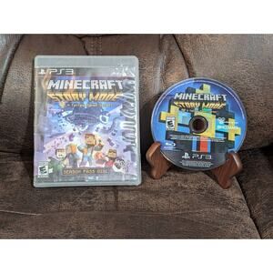 Minecraft: Story Mode Season Pass Disc (PS3 PlayStation 3) Works